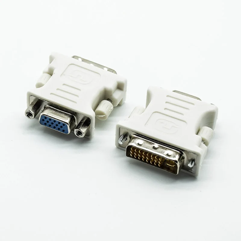 DVI 24+5 Male to VGA Female Converter DVI to VGA Adapter VGA Monitors Graphics Display Interface Conversion Plug
DVI 24+5 Male to VGA Female Converter DVI to VGA Adapter VGA Monitors Graphics Display Interface Conversion Plug