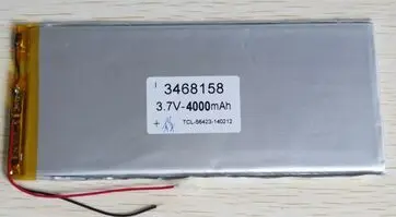 Оптовая продажа 3.7V4000mAh литий полимерная батарея 3468158 планшет шт. Ноутбуки и