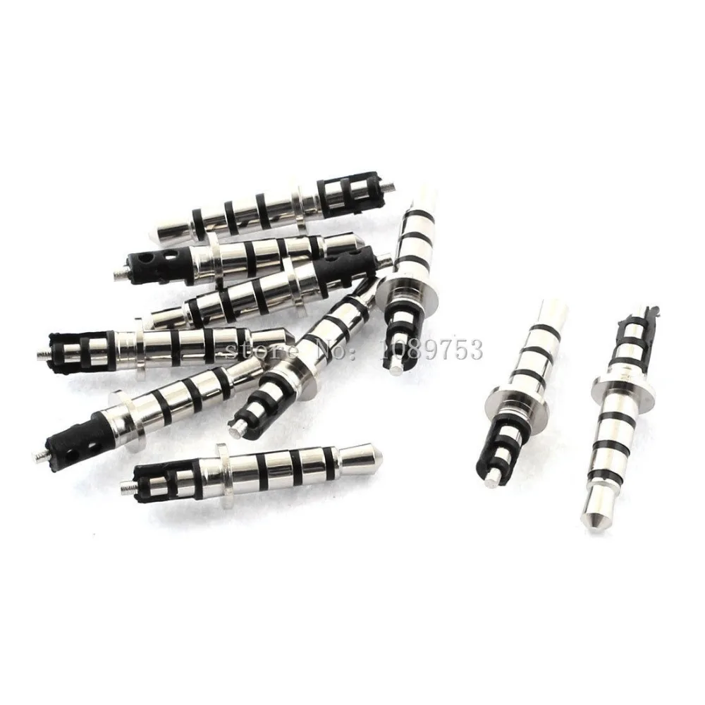 3.5mm 4 Poles Male Repair Audio Headphone Jack Solder Connector Black 20pcs 
3.5mm 4 Poles Male Repair Audio Headphone Jack Solder Connector Black 20pcs
