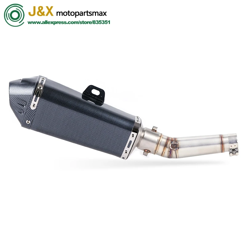 MOTORCYCLE EXHAUST MUFFLER PIPE LINK PIPE CARBON FIBER EXHAUST SLIP ON ESCAPE FOR HONDA NC700 NC750 NC750X 2012-2017
MOTORCYCLE EXHAUST MUFFLER PIPE LINK PIPE CARBON FIBER EXHAUST SLIP ON ESCAPE FOR HONDA NC700 NC750 NC750X 2012-2017