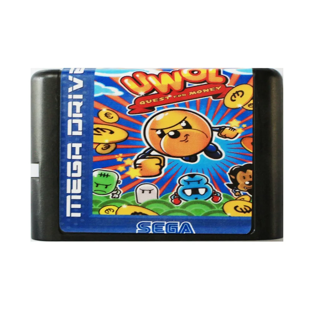 UWOL Quest для денег 16 бит MD карточная игра для Sega игры SEGA Mega Drive для Sega Genesis
UWOL Quest для денег 16 бит MD карточная игра для Sega игры SEGA Mega Drive для Sega Genesis