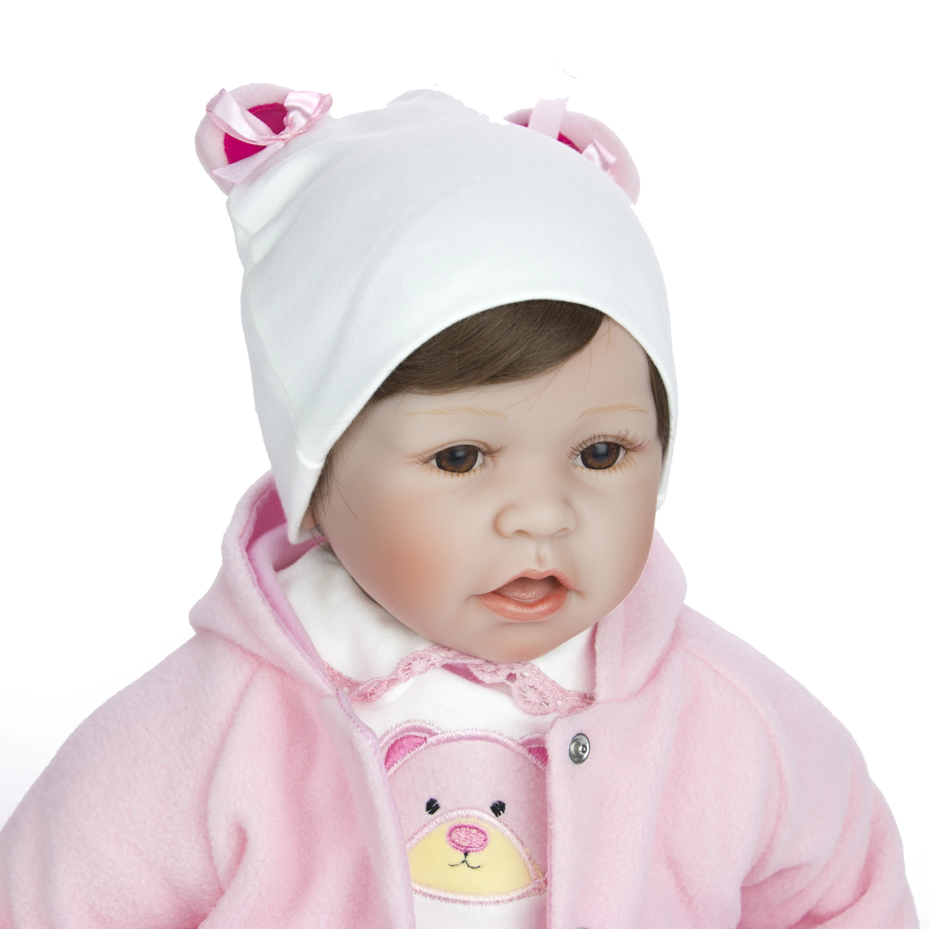 KEIUMI 22 Inch Reborn Girl Alive Doll Soft Vinyl 55 cm Handmade Baby Doll Toy For Wholesale Toddler Christmas Gift Free Shipping
KEIUMI 22 Inch Reborn Girl Alive Doll Soft Vinyl 55 cm Handmade Baby Doll Toy For Wholesale Toddler Christmas Gift Free Shipping