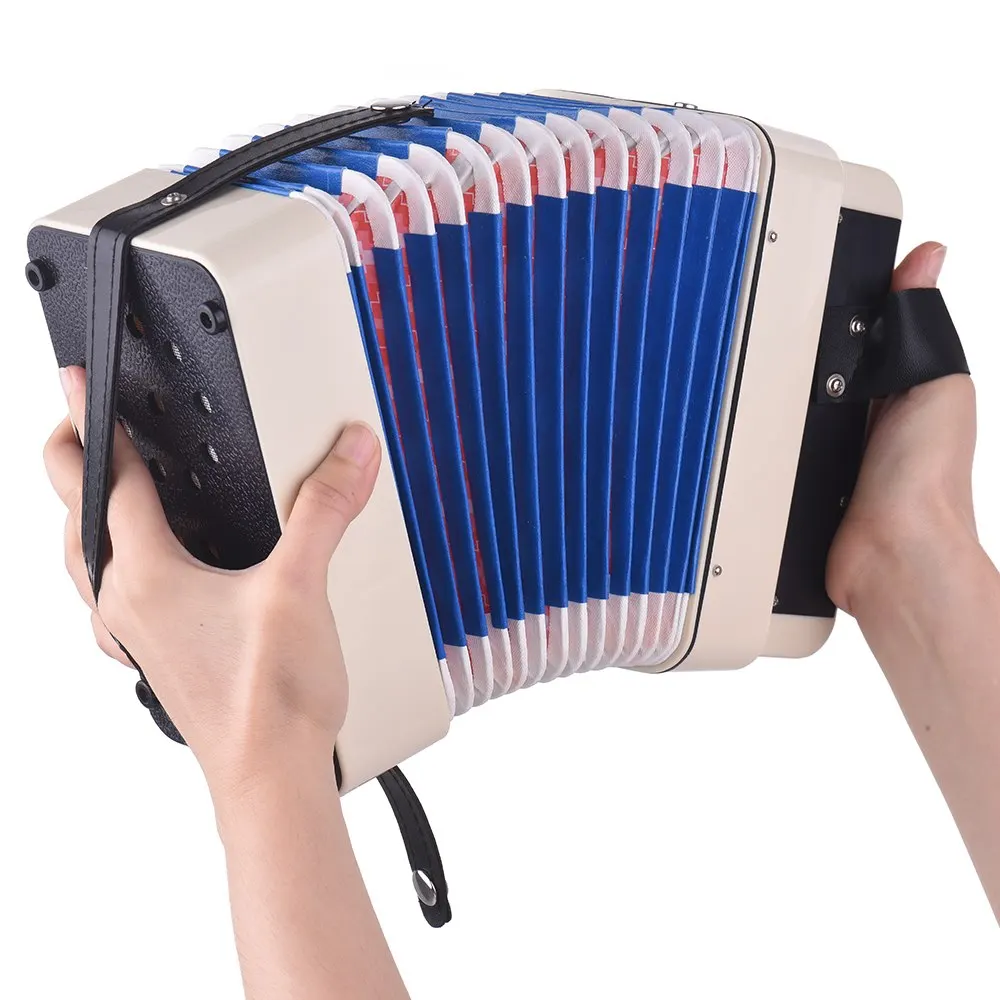 Mini 10-Button Kids Accordion Toy Supports Bass Chords 14 Notes with Cleaning Cloth Educational Music Instrument for Children
Mini 10-Button Kids Accordion Toy Supports Bass Chords 14 Notes with Cleaning Cloth Educational Music Instrument for Children