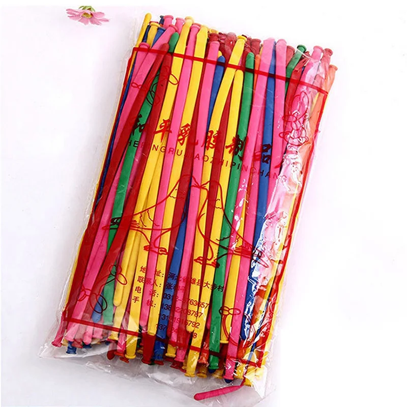 200 pcs Strip Ballon Birthday Party Christmas Mixed Color Magic Long Animal Tying Making Balloons Twist Latex Balloo
200 pcs Strip Ballon Birthday Party Christmas Mixed Color Magic Long Animal Tying Making Balloons Twist Latex Balloo