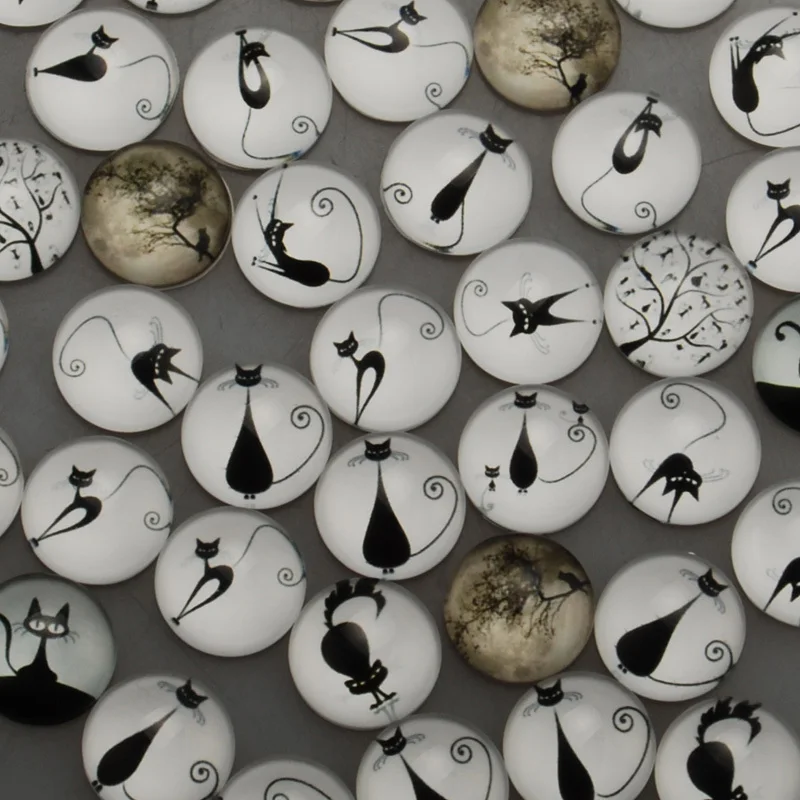 16MM Mixed Photo Glass Dome Cabochon Settings Jewelry, 50PCS Flatback Colorful Glass Cabochons
16MM Mixed Photo Glass Dome Cabochon Settings Jewelry, 50PCS Flatback Colorful Glass Cabochons
