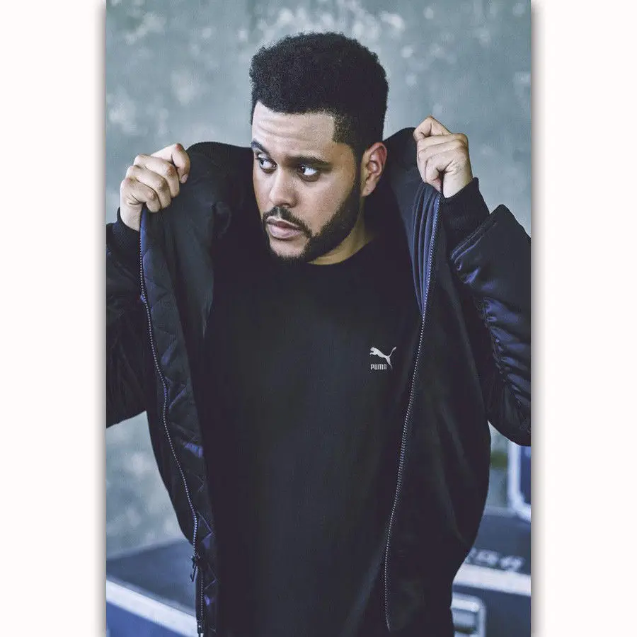 Фото Горячее предложение The Weeknd Трилогия Рэп звезда 2 шелковое искусство постер на
