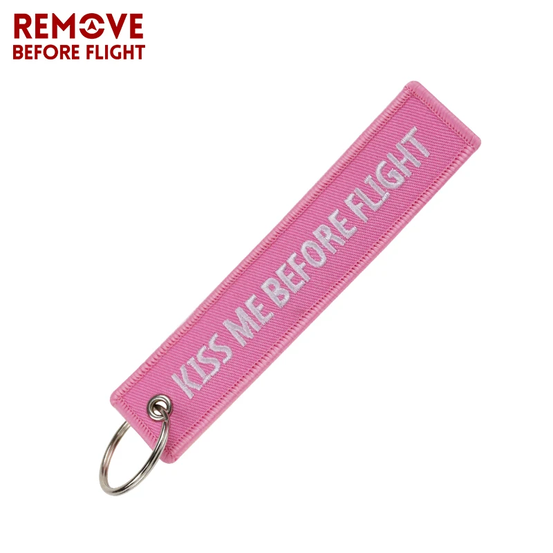 Fashion Keychain Bijoux Kiss Me Before Flight llaveros Keychains Embroidery Key Fobs OEM Car Key Chains for Motorcycles Key Ring
Fashion Keychain Bijoux Kiss Me Before Flight llaveros Keychains Embroidery Key Fobs OEM Car Key Chains for Motorcycles Key Ring