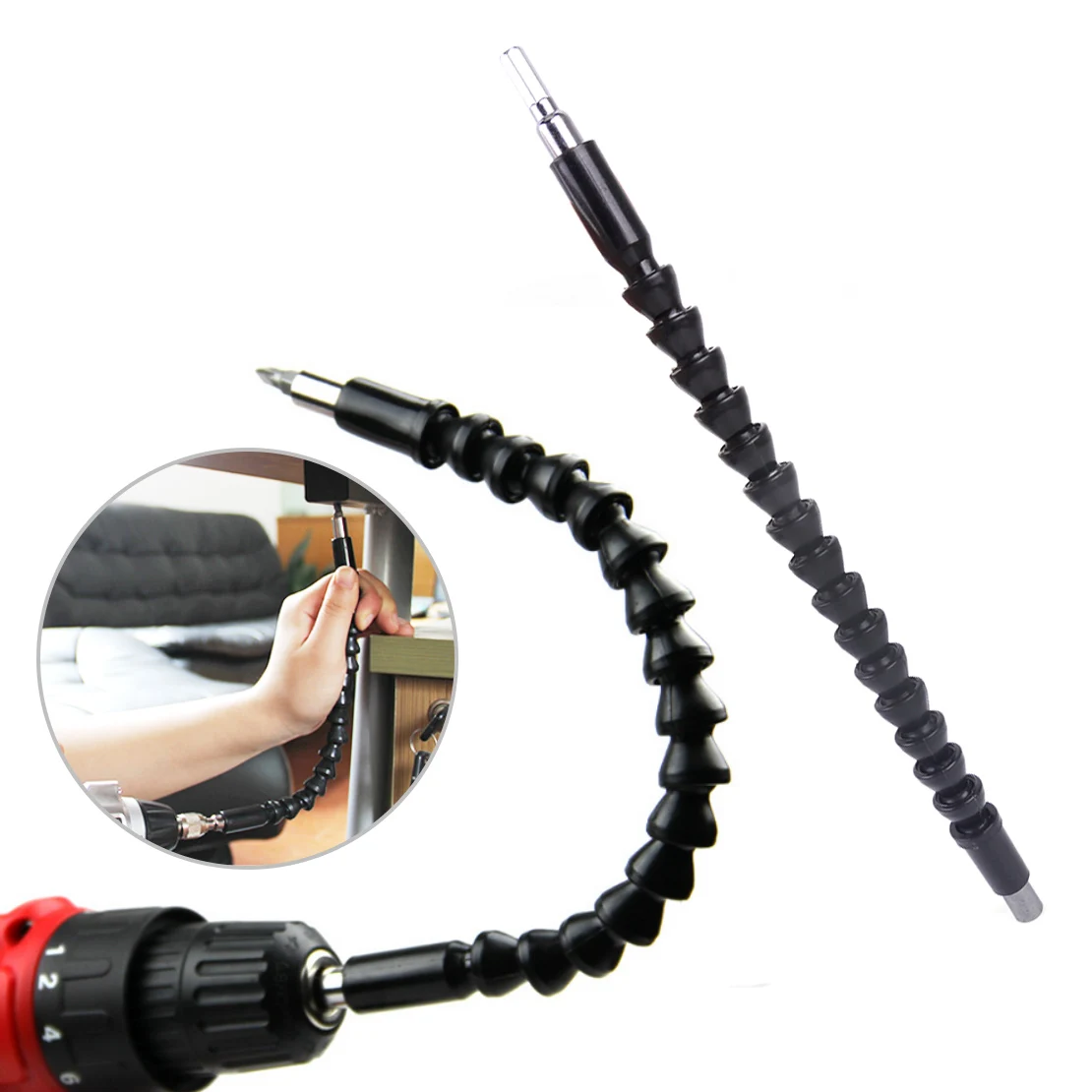 LETAOSK Black Flexible Shaft Extension for Electronics Drill Screwdriver Bit Tool
LETAOSK Black Flexible Shaft Extension for Electronics Drill Screwdriver Bit Tool