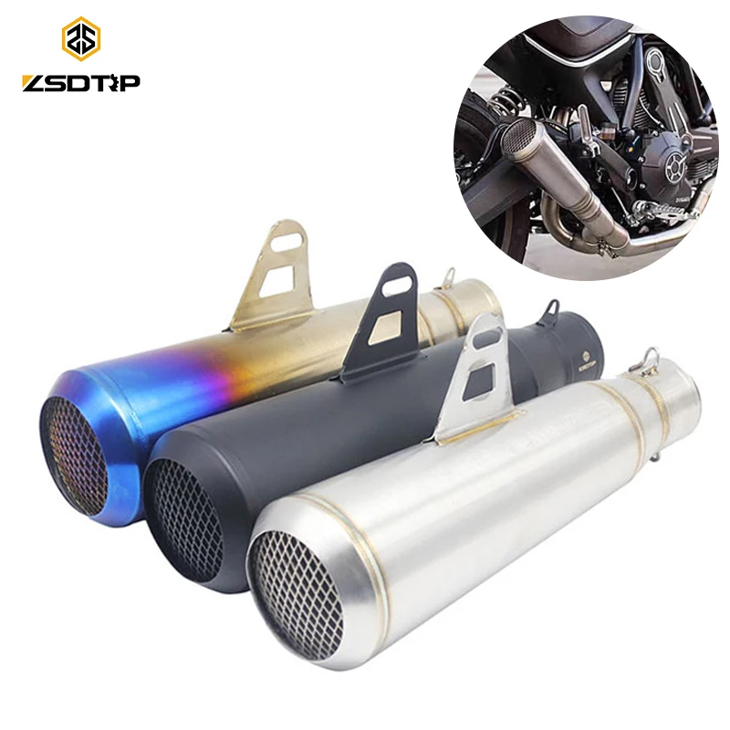 ZSDTRP 51mm Universal Motorcycle Exhaust SC Muffler Modified Exhaust Stainless Steel For Most Motorbike KT ATV Z1000 Z750 Z800
ZSDTRP 51mm Universal Motorcycle Exhaust SC Muffler Modified Exhaust Stainless Steel For Most Motorbike KT ATV Z1000 Z750 Z800