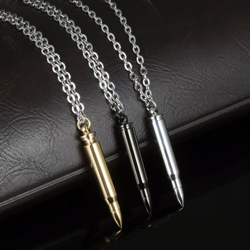 High Polished Bullet Urn for Ash Pendant Keepsake Memorial Cremation Necklace Jewelry for Men Boys - Remember Your Hero
High Polished Bullet Urn for Ash Pendant Keepsake Memorial Cremation Necklace Jewelry for Men Boys - Remember Your Hero