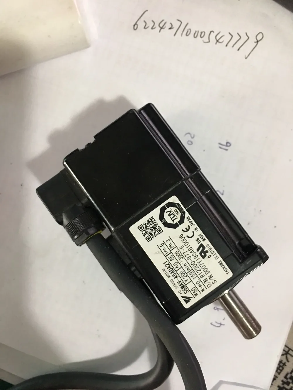 Servo motor SGMAV-A5ADA21 , Used one ,90% appearance new , 3 months warranty , fastly shipping
Servo motor SGMAV-A5ADA21 , Used one ,90% appearance new , 3 months warranty , fastly shipping