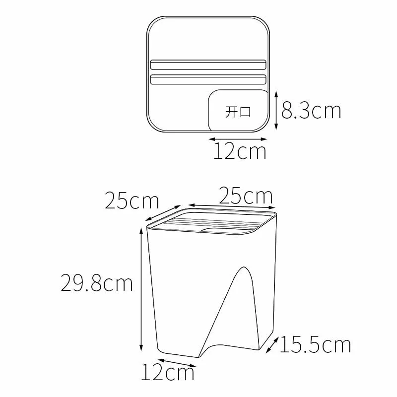 1pcs Creative High Quality Japanese Overlap-able Trash Cans Household Plastic Storage Bins Kitchen Multi-layer Dustbins
1pcs Creative High Quality Japanese Overlap-able Trash Cans Household Plastic Storage Bins Kitchen Multi-layer Dustbins