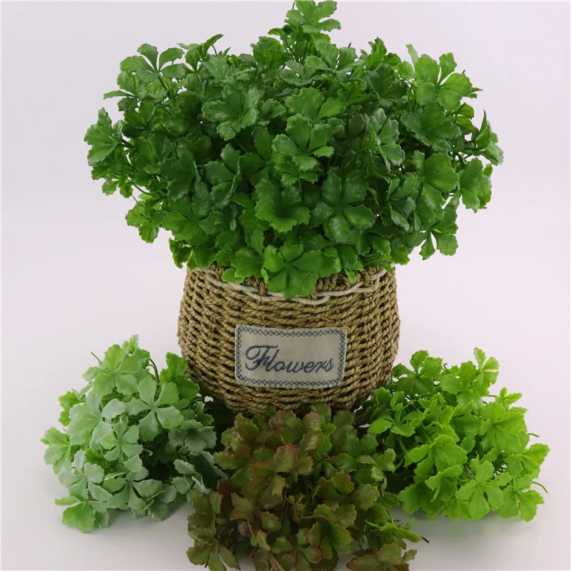 Artificial Plants Lucky Grass Five Leaves Clover Fresh Plastic Flowers bouquet Floral Accessories Home Garden Decor
Artificial Plants Lucky Grass Five Leaves Clover Fresh Plastic Flowers bouquet Floral Accessories Home Garden Decor