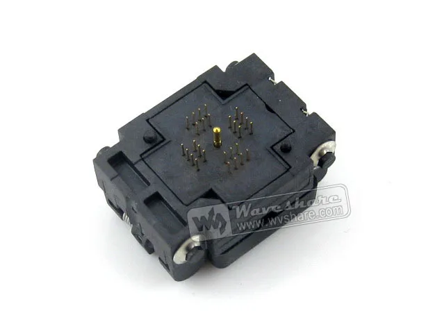 Plastronics IC Test Socket Adapter 28QN50K15050 28QN50S15050 0.5mm Pitch QFN28 MLP28 MLF28 Package 
Plastronics IC Test Socket Adapter 28QN50K15050 28QN50S15050 0.5mm Pitch QFN28 MLP28 MLF28 Package