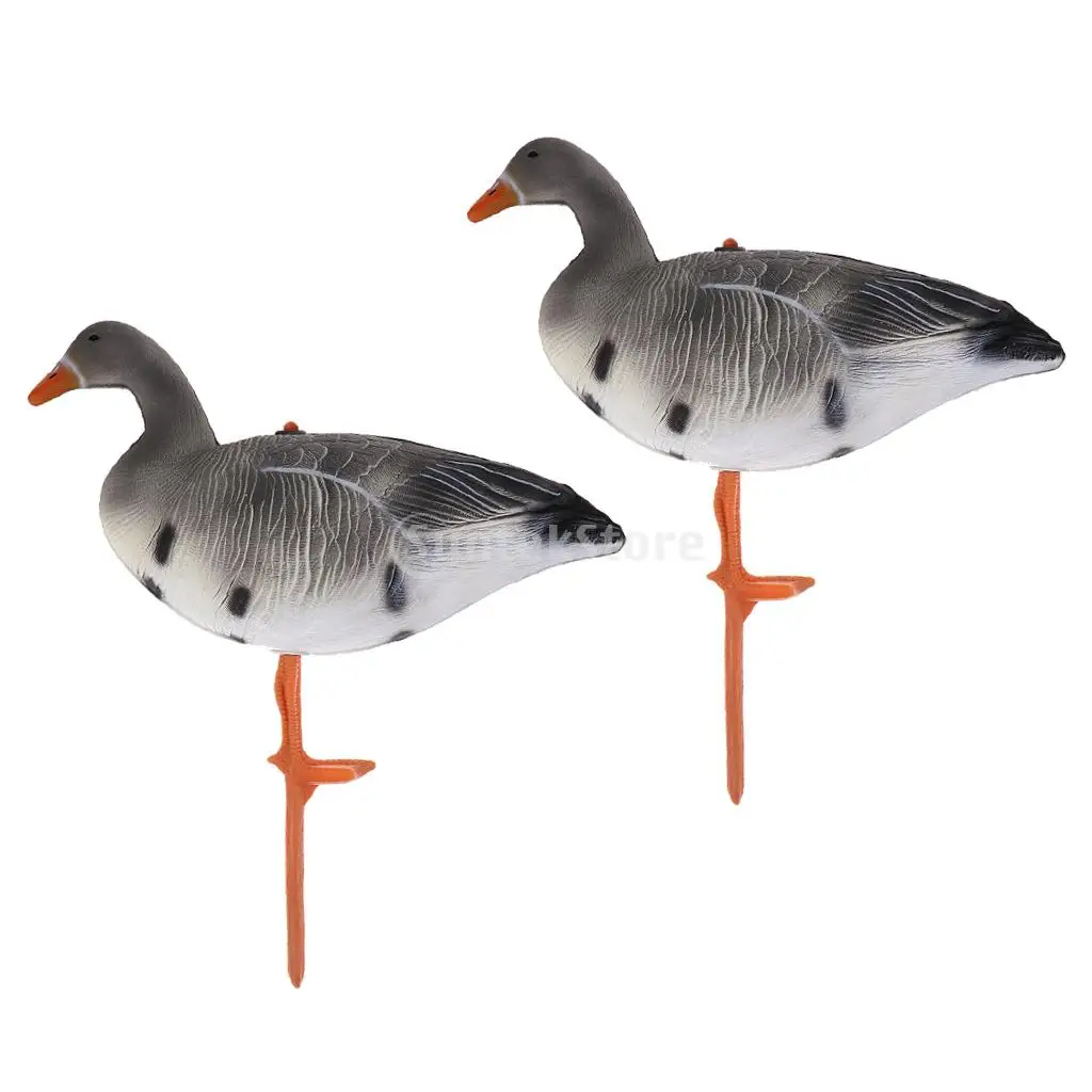2 Pieces Portable Lifelike Full Body Resting Goose Hunting Decoys Lawn Yard Decor Hunter Greenhand Gears
2 Pieces Portable Lifelike Full Body Resting Goose Hunting Decoys Lawn Yard Decor Hunter Greenhand Gears