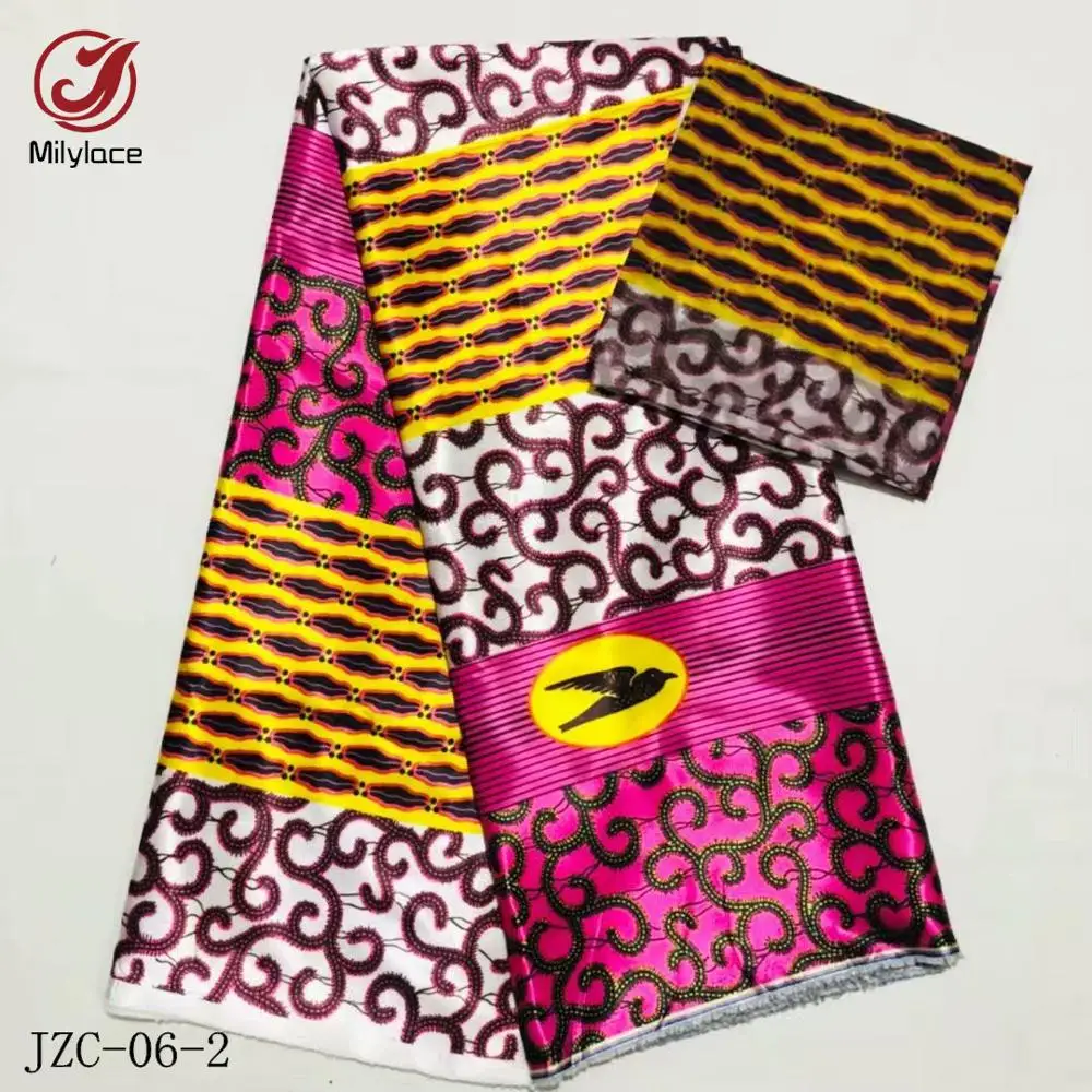 2019 New African Printing Satin Silk Fabric 4 yards+breathable chiffon fabric 2 yards digital printing fabric for clothes JZC-5
2019 New African Printing Satin Silk Fabric 4 yards+breathable chiffon fabric 2 yards digital printing fabric for clothes JZC-5