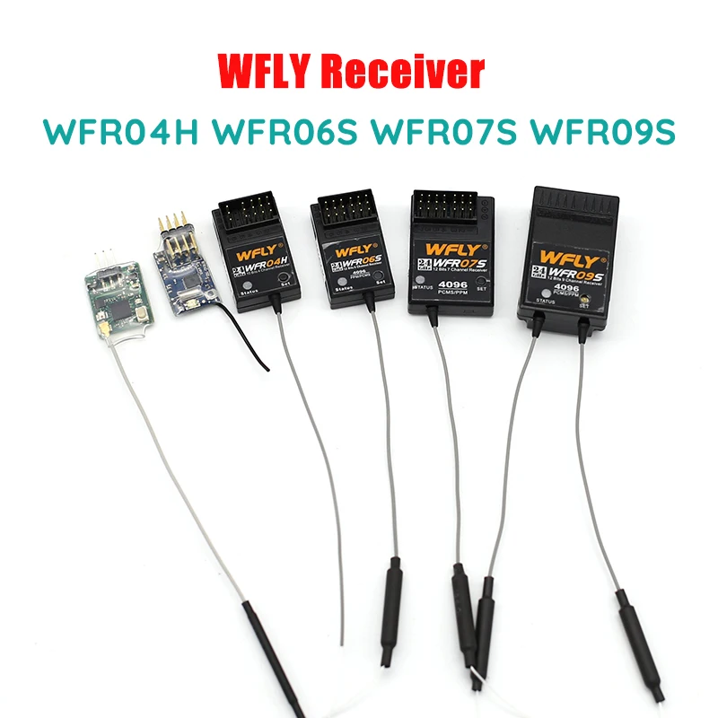 Original WFLY 2.4G Receiver WFR04S WFR06S WFR07S WFR09S for 4CH 6CH 7CH 9CH Remote Control for RC Model Wholesale
Original WFLY 2.4G Receiver WFR04S WFR06S WFR07S WFR09S for 4CH 6CH 7CH 9CH Remote Control for RC Model Wholesale
