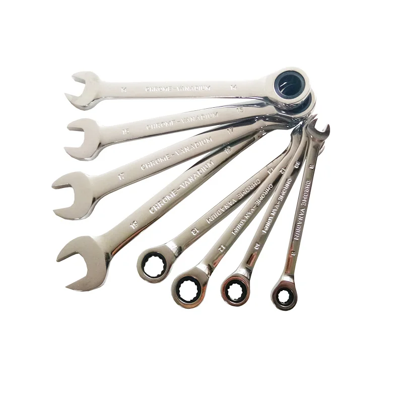 FREFOX 8pc Ratchet torque wrench 72gear 8 10 12 13 14 15 17 19mm Combination Set Universal Wrench key Set
FREFOX 8pc Ratchet torque wrench 72gear 8 10 12 13 14 15 17 19mm Combination Set Universal Wrench key Set