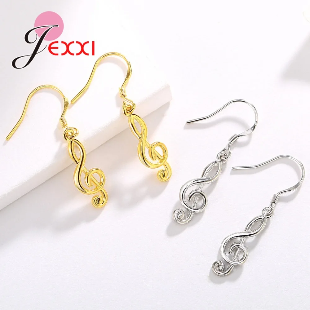 New Fashion Happy Music Notes Drop Earrings For Woman/Lady/Girls Fast Shipping Two Colors Ear Hook Earrings Big Sale
New Fashion Happy Music Notes Drop Earrings For Woman/Lady/Girls Fast Shipping Two Colors Ear Hook Earrings Big Sale