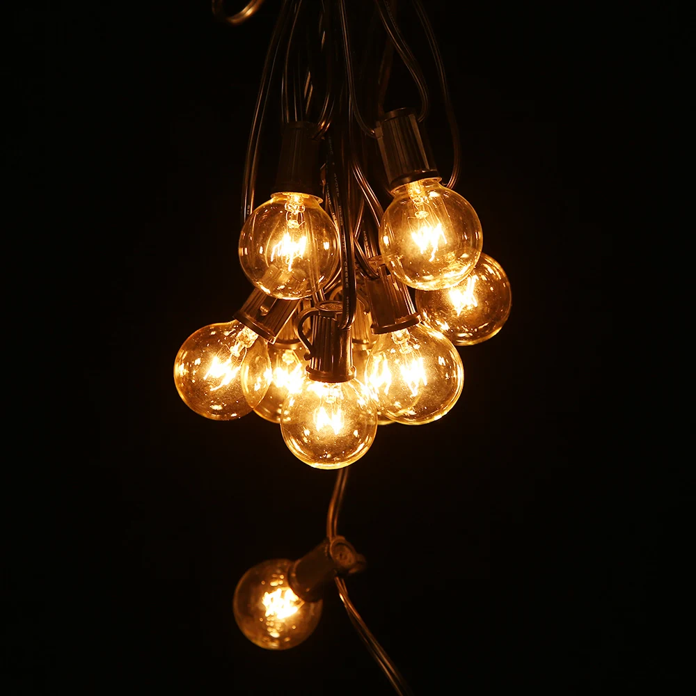 175W Led Wedding String Fairy Light Christmas E12 G40 LED Globe Festoon Bulb Led Fairy String Light Party Holiday Garden Garland
175W Led Wedding String Fairy Light Christmas E12 G40 LED Globe Festoon Bulb Led Fairy String Light Party Holiday Garden Garland