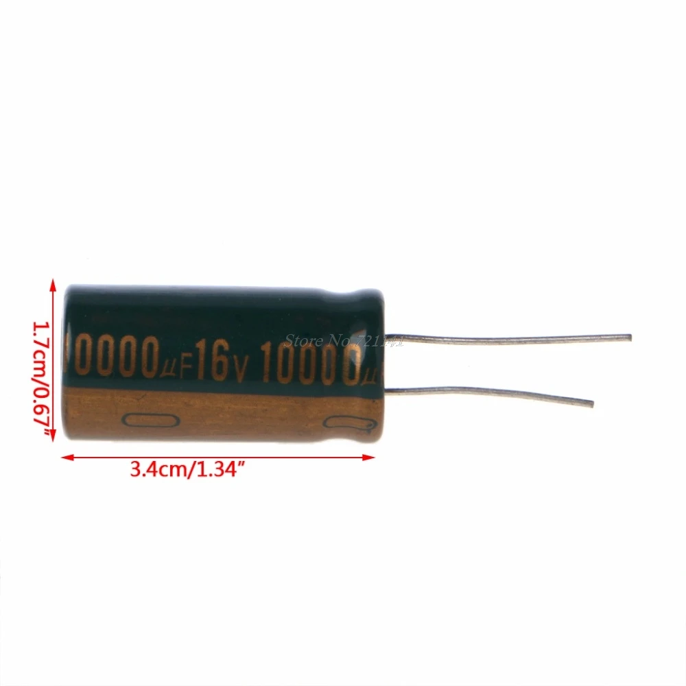 16V 10000uF Capacitance Electrolytic Radial Capacitor High Frequency Low ESR Dropship
16V 10000uF Capacitance Electrolytic Radial Capacitor High Frequency Low ESR Dropship