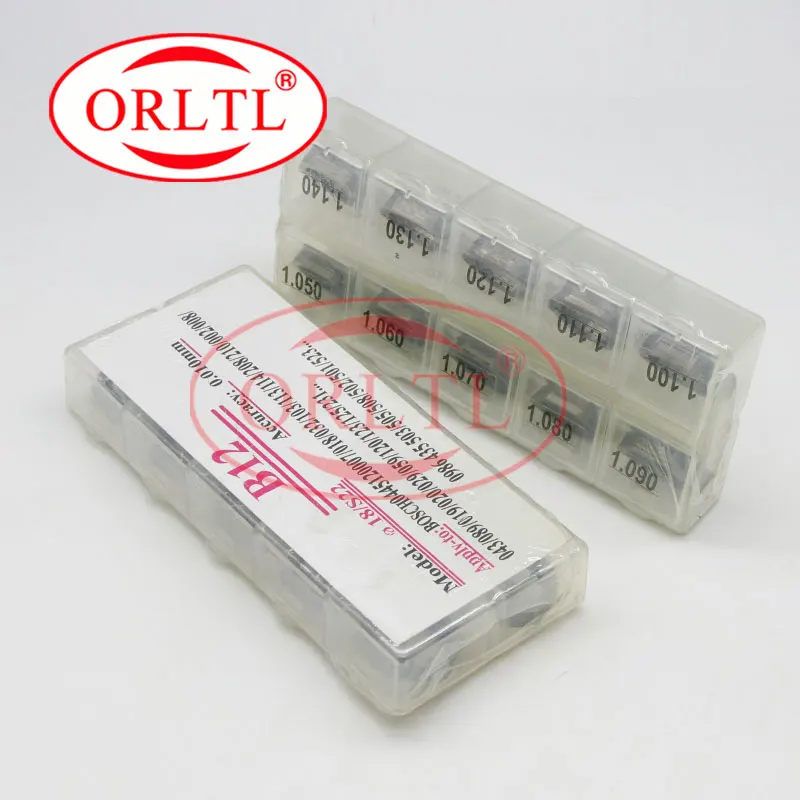 ORLTL B12 Fuel Injection Washer Size 0.95mm-1.04mm /(1.05mm--1.14mm) And Common Rail Injector Adjustment Shims 50 Pieces
ORLTL B12 Fuel Injection Washer Size 0.95mm-1.04mm /(1.05mm--1.14mm) And Common Rail Injector Adjustment Shims 50 Pieces