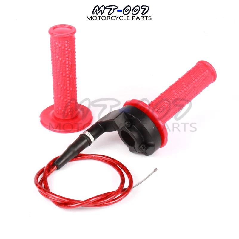 4 colors Mayitr 1 Pair 7/8" Motorcycle Twist Throttle Hand Grip With Cable For ATV Quad Pit Dirt Bike 90 110 125CC Free shipping
4 colors Mayitr 1 Pair 7/8" Motorcycle Twist Throttle Hand Grip With Cable For ATV Quad Pit Dirt Bike 90 110 125CC Free shipping