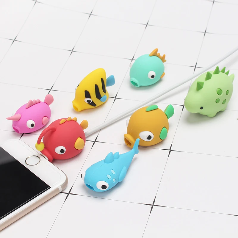 1 шт. защита для кабеля USB провод управление укусом сматыватель разъем телефона в