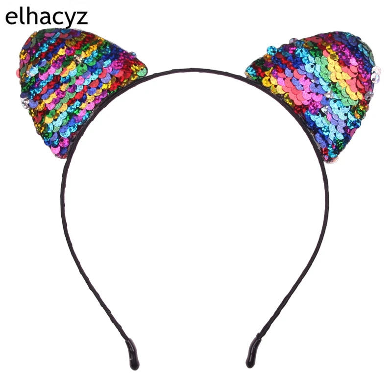 2pcs/lot Glitter Double Sides Reverse Sequins Cat Ears Headband Flip Hair Band Women DIY Girls Hair Accessories Kids Mermaid
2pcs/lot Glitter Double Sides Reverse Sequins Cat Ears Headband Flip Hair Band Women DIY Girls Hair Accessories Kids Mermaid