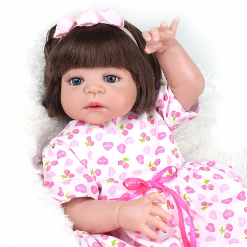 Bebe Girl reborn dolls toys 22 "силиконовые куклы reborn babies игрушки для детей подарок укорененные волосы бутылочка с соской boneca
Bebe Girl reborn dolls toys 22 "силиконовые куклы reborn babies игрушки для детей подарок укорененные волосы бутылочка с соской boneca