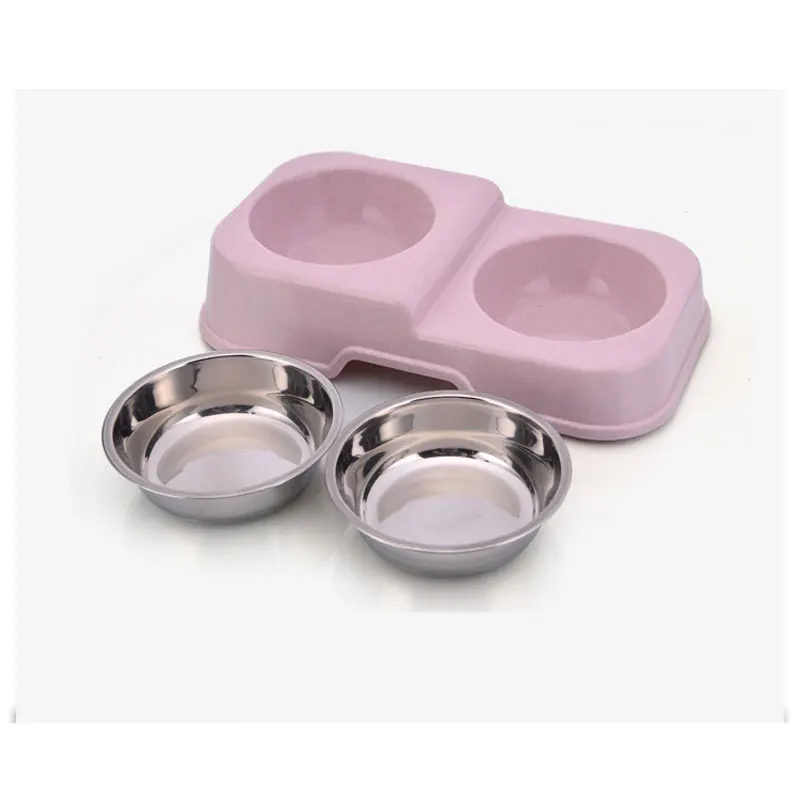 Double Stainless Steel dog Bowl Food And Water pet feeder in Silicone Stand Non Slip pet feeding dispenser dish For Dogs Cats
Double Stainless Steel dog Bowl Food And Water pet feeder in Silicone Stand Non Slip pet feeding dispenser dish For Dogs Cats