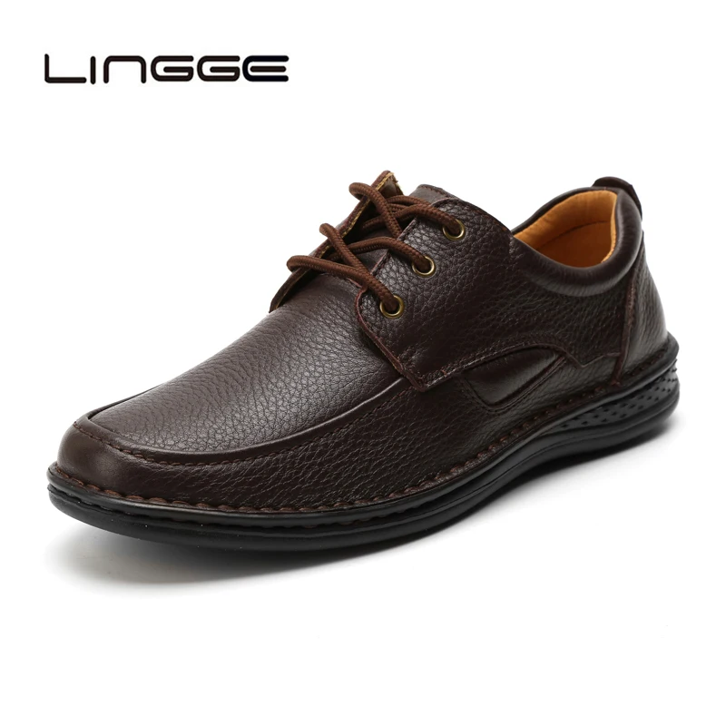 LINGG Handmade Men Casual Shoes 100% Genuine Leather Men Flats Shoes Men Business Leather Shoes Leisure Men Moccasins
LINGG Handmade Men Casual Shoes 100% Genuine Leather Men Flats Shoes Men Business Leather Shoes Leisure Men Moccasins