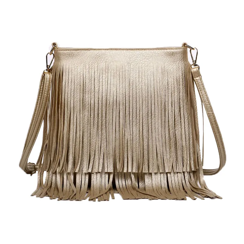 New Arrival 2019 Fashion Women Shoulder Messenger Bag Solid Color Small Bag High Quality PU Golden Tassel Women Fringe Bag
New Arrival 2019 Fashion Women Shoulder Messenger Bag Solid Color Small Bag High Quality PU Golden Tassel Women Fringe Bag