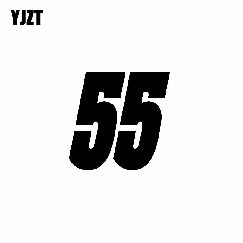 YJZT 15CM*14.6CM Funny Number 55 Vinyl Decal Decor Car Sticker Graphical Accessories Black/Silver C11-0906
YJZT 15CM*14.6CM Funny Number 55 Vinyl Decal Decor Car Sticker Graphical Accessories Black/Silver C11-0906