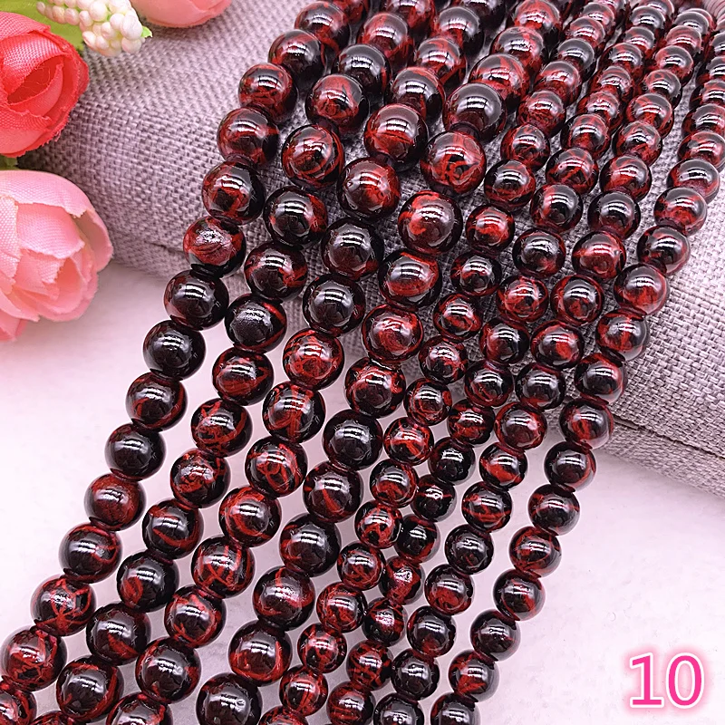 New 6mm 8mm Colour Charm Glass Beads Loose Spacer Beads for Jewelry Making DIY Handwork Bracelet&Necklace Beautiful #10
New 6mm 8mm Colour Charm Glass Beads Loose Spacer Beads for Jewelry Making DIY Handwork Bracelet&Necklace Beautiful #10