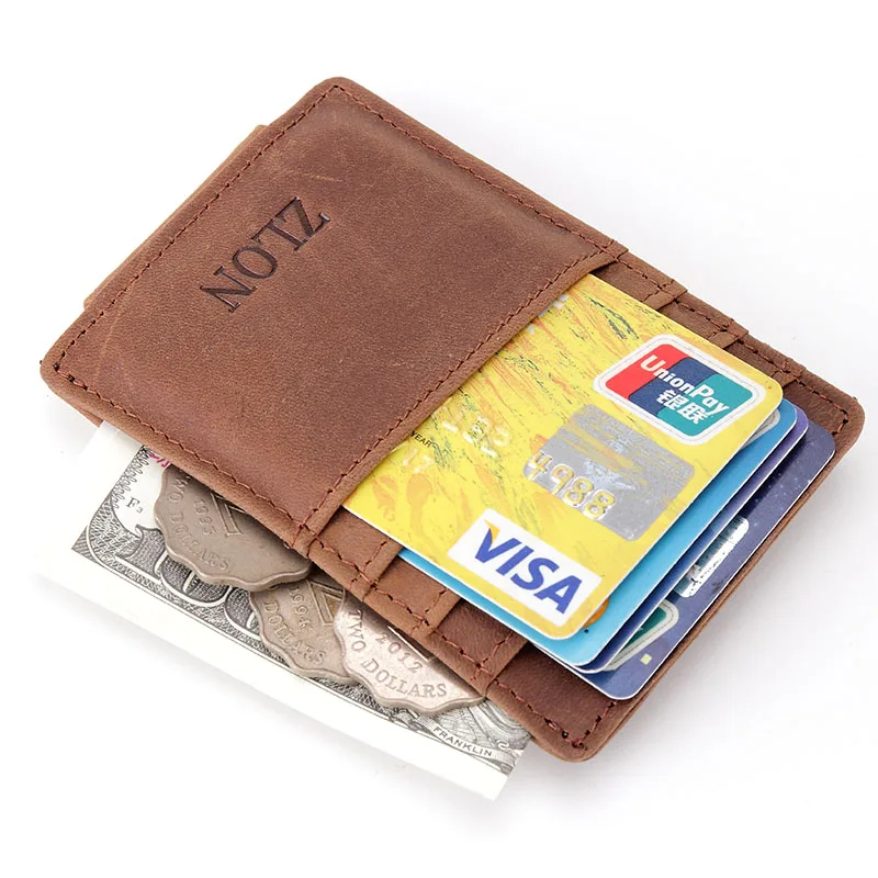 ZLON RFID Protection Men 100% Genuine Leather Wallet Business Casual Credit Card ID Holder With Strong Magnet Money Clip K308
ZLON RFID Protection Men 100% Genuine Leather Wallet Business Casual Credit Card ID Holder With Strong Magnet Money Clip K308