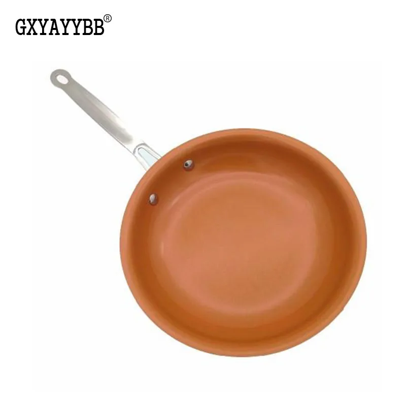 GXYAYYBB антипригарная медная сковорода с керамическим покрытием и индукцией
