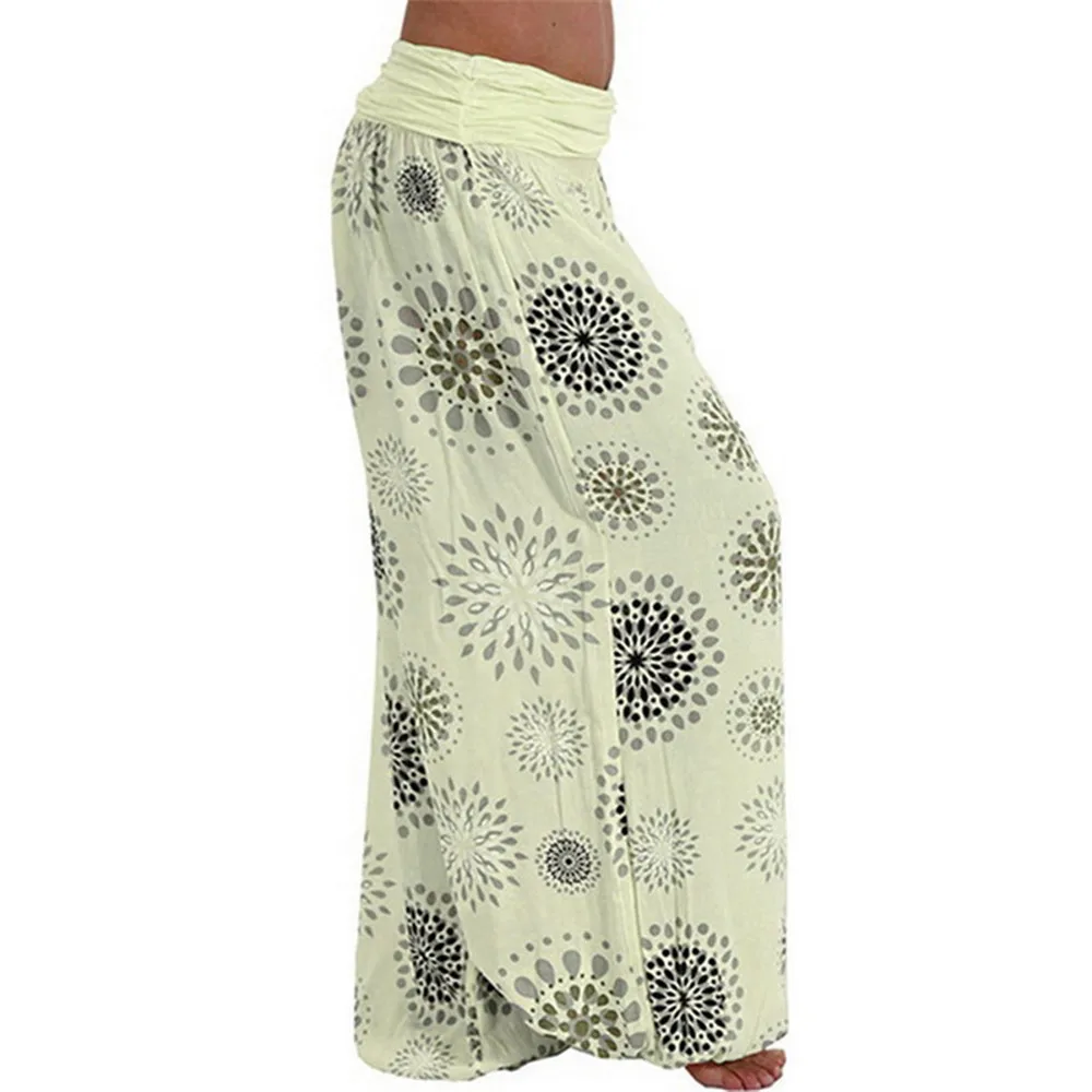 New Women Casual Harem Pants Single Code Loose Printing Multi-color Ladies Wide Leg Pants Boho Casual Loose Elastic Harem Pants
New Women Casual Harem Pants Single Code Loose Printing Multi-color Ladies Wide Leg Pants Boho Casual Loose Elastic Harem Pants