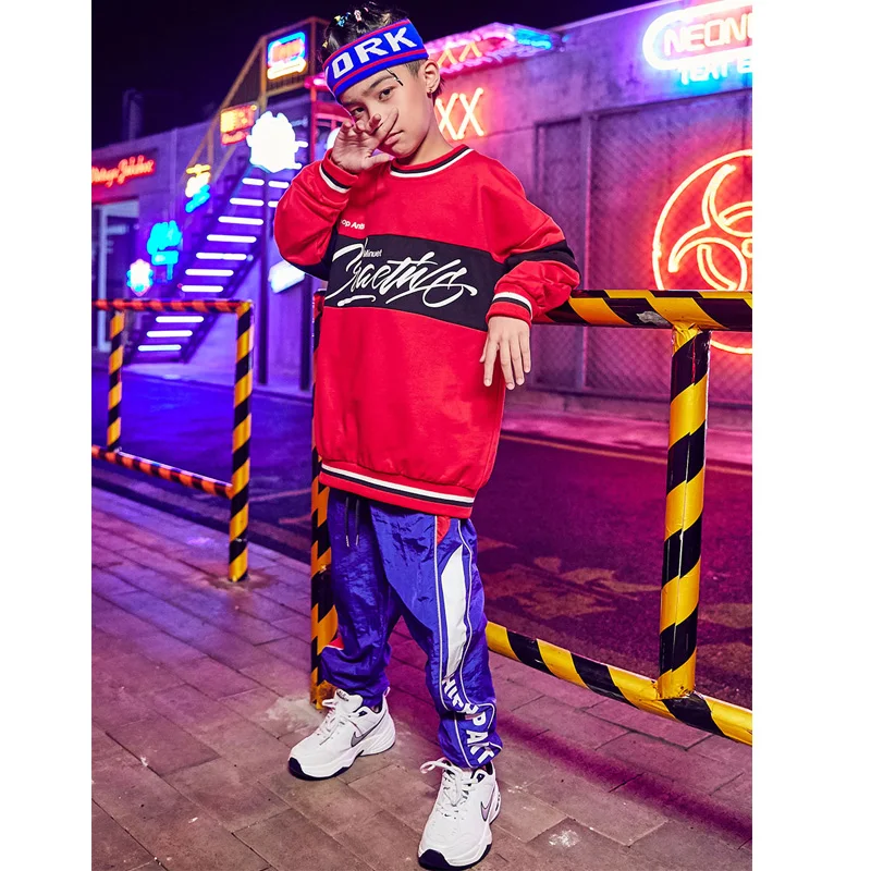 new Children's hip-hop costume loose print sanitary wardrobe handsome boy dance costume set 100-170cm height
new Children's hip-hop costume loose print sanitary wardrobe handsome boy dance costume set 100-170cm height