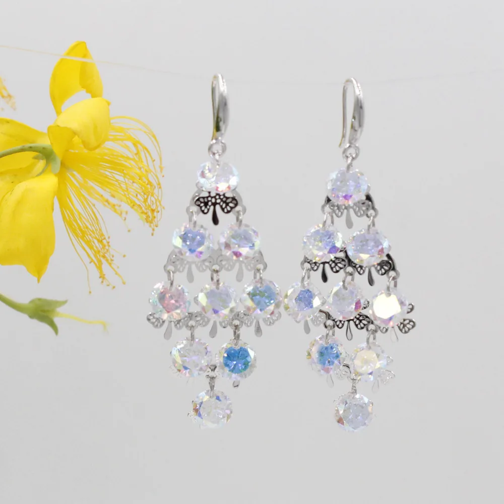 2018 hot fashion seven color Crystal Earring Jewelry color change / girl earring birthday gift HHE-004
2018 hot fashion seven color Crystal Earring Jewelry color change / girl earring birthday gift HHE-004