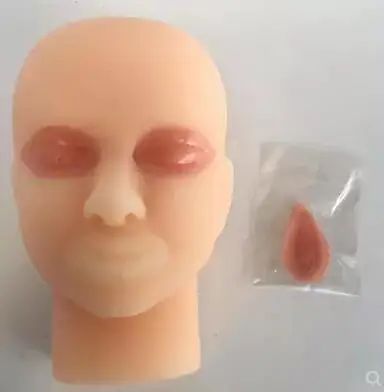 Double-eyelid surgery training model of silica gel model of eyelid full incision suture
Double-eyelid surgery training model of silica gel model of eyelid full incision suture