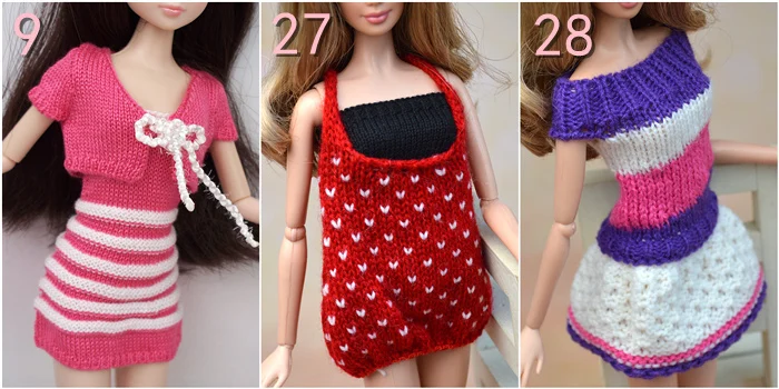 Knitted handmade Sweater Tops Coat 19 styles for choose Festival Gifts For Girls Suit Dress bobtail Clothes For BB 1:6 Dolls
Knitted handmade Sweater Tops Coat 19 styles for choose Festival Gifts For Girls Suit Dress bobtail Clothes For BB 1:6 Dolls