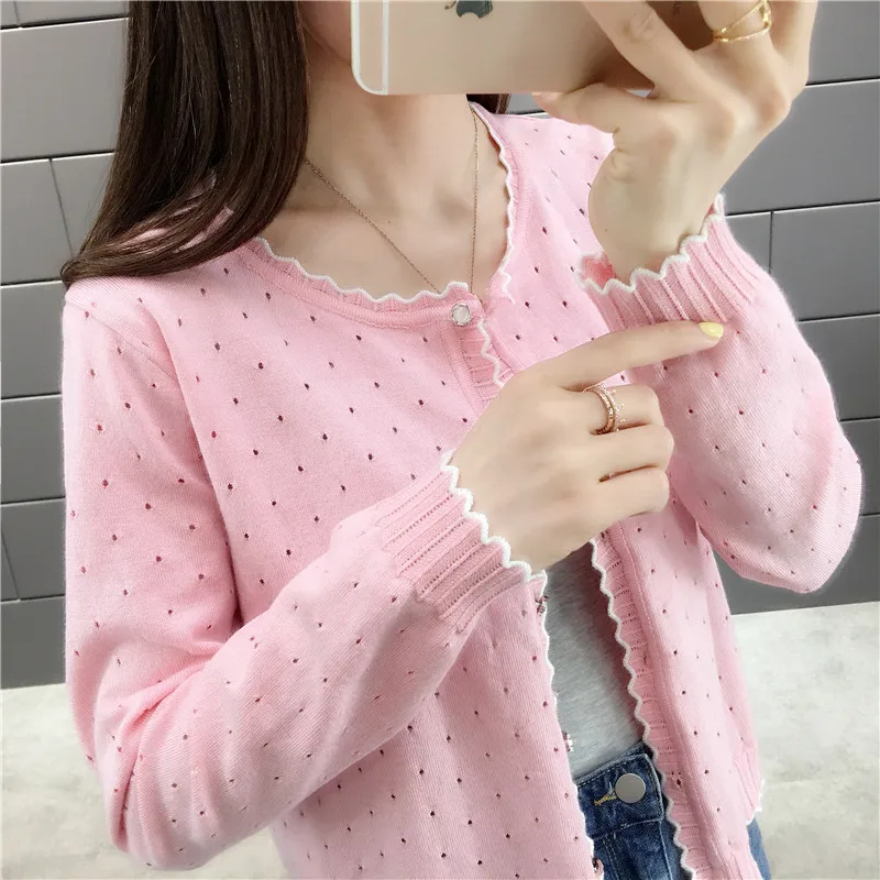 OHCLOTHING 2019 Short design thin cardigan women's cutout sunscreen air conditioning shirt sweater knitted outerwear small cape
OHCLOTHING 2019 Short design thin cardigan women's cutout sunscreen air conditioning shirt sweater knitted outerwear small cape