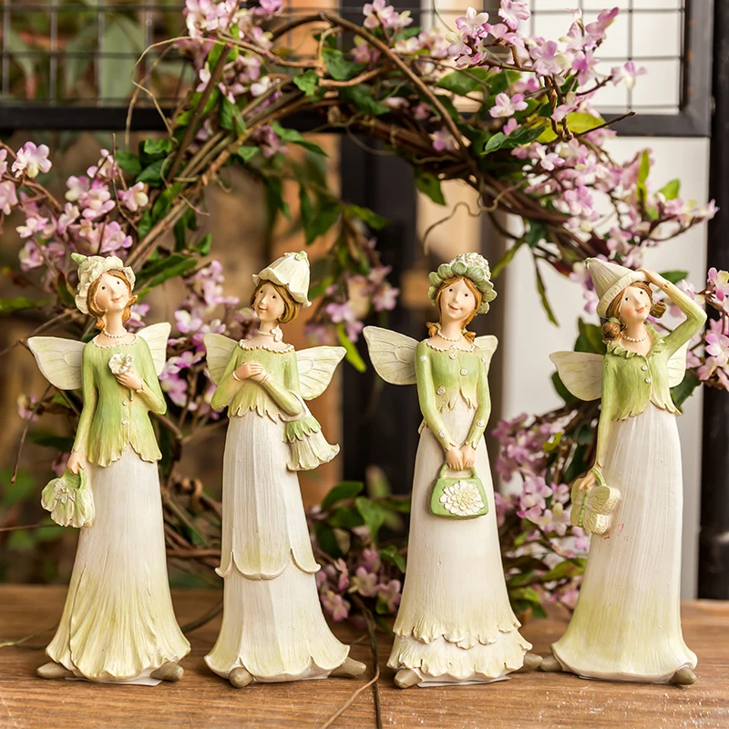 European pastoral creative home decorations ornaments wedding crafts Valentine's Day gift flower fairy forest angel ornament
European pastoral creative home decorations ornaments wedding crafts Valentine's Day gift flower fairy forest angel ornament