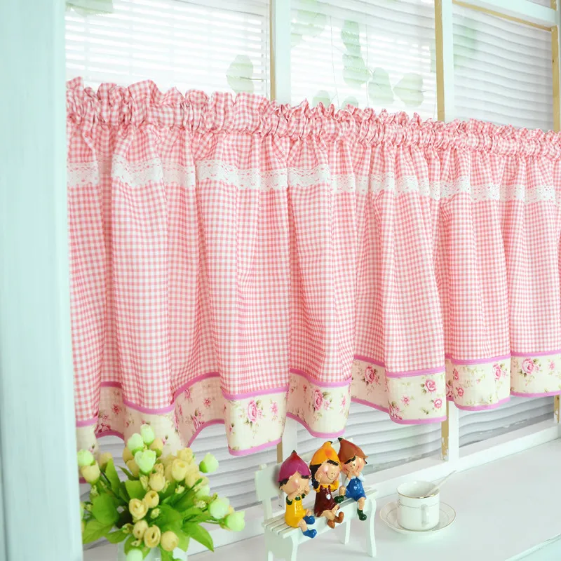 Free Shipping Elegant Floral Red Plaid Lace Pastoral Short Curtain Kitchen Curtains for Living Room Bedroom Drapes Customized
Free Shipping Elegant Floral Red Plaid Lace Pastoral Short Curtain Kitchen Curtains for Living Room Bedroom Drapes Customized