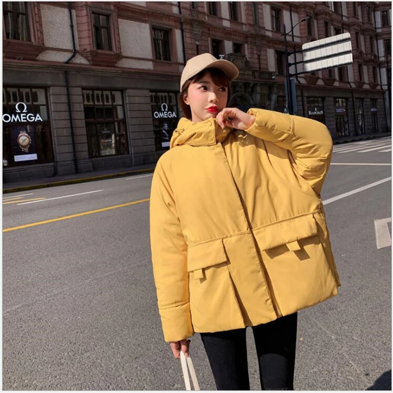 Winter Jacket women hooded Student Short-style Clothes Girls Winter parka Cotton-padded loose Coats Big Size Abrigo Mujer Z67
Winter Jacket women hooded Student Short-style Clothes Girls Winter parka Cotton-padded loose Coats Big Size Abrigo Mujer Z67