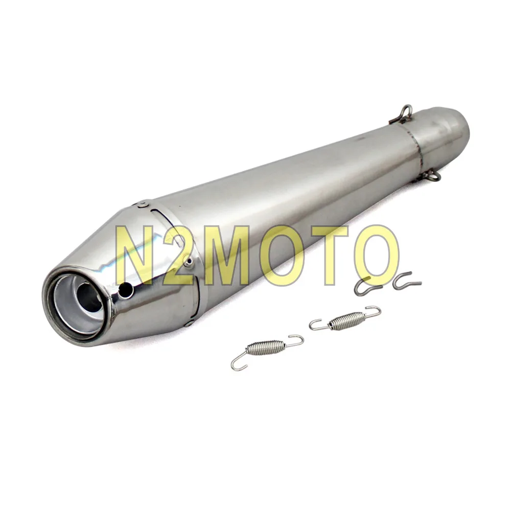 Chrome ATV Quad 38mm-51mm Exhaust Muffler Universal Silencer Pipes Removable DB Killer for 125cc-1000cc Racing Street Scooter
Chrome ATV Quad 38mm-51mm Exhaust Muffler Universal Silencer Pipes Removable DB Killer for 125cc-1000cc Racing Street Scooter