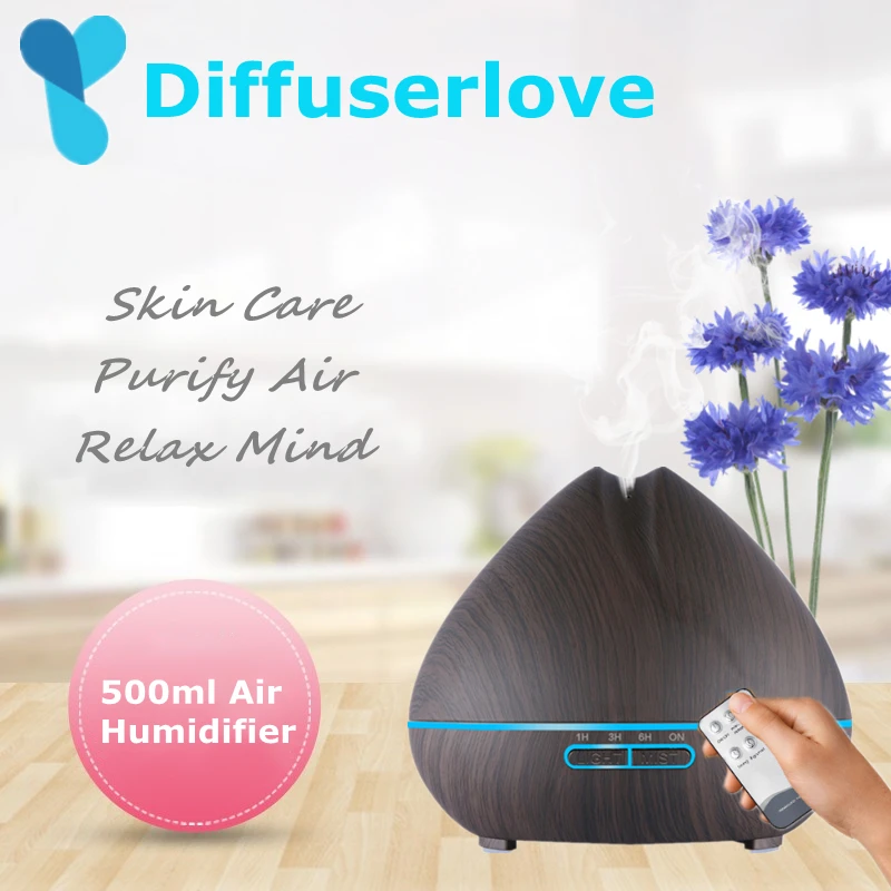 Diffuserlove 500 мл увлажнитель воздуха Арома эфирное масло диффузор ароматерапия