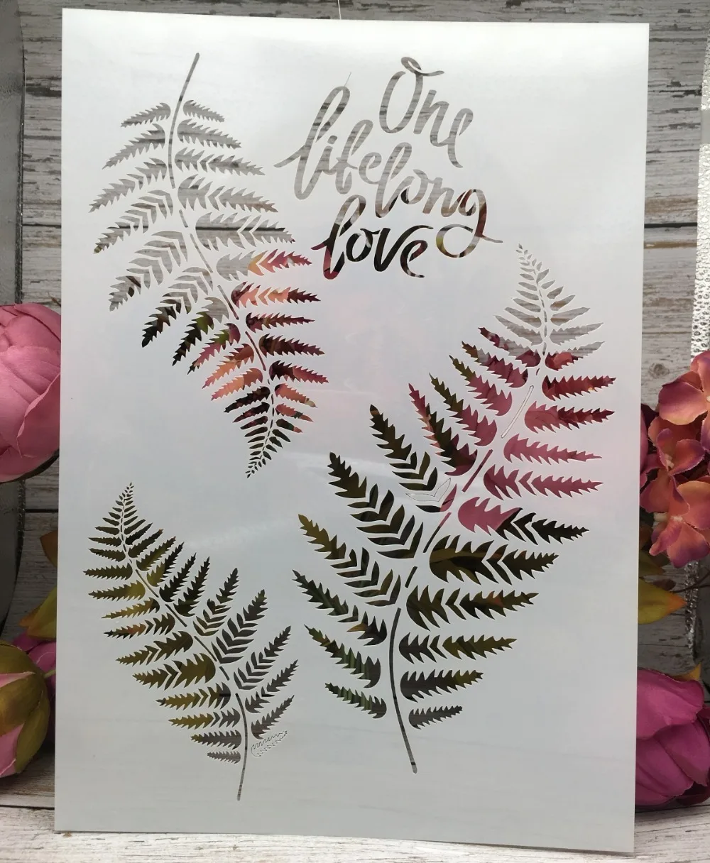 A4 Leaves Words DIY Layering Stencils Wall Painting Scrapbook Coloring Embossing Album Decorative Paper Card Template
A4 Leaves Words DIY Layering Stencils Wall Painting Scrapbook Coloring Embossing Album Decorative Paper Card Template