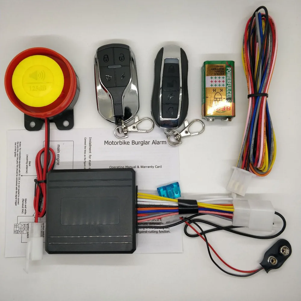 Keyless Entry Motorcycle Alarm 12V remote start Anti-theft Security Alarm System Adjustable Shock Sensor Motorbike Engine Lock
Keyless Entry Motorcycle Alarm 12V remote start Anti-theft Security Alarm System Adjustable Shock Sensor Motorbike Engine Lock
